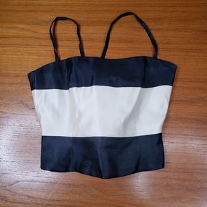 Giorgio Armani Women's Formal Silk Crop Top w/ Straps